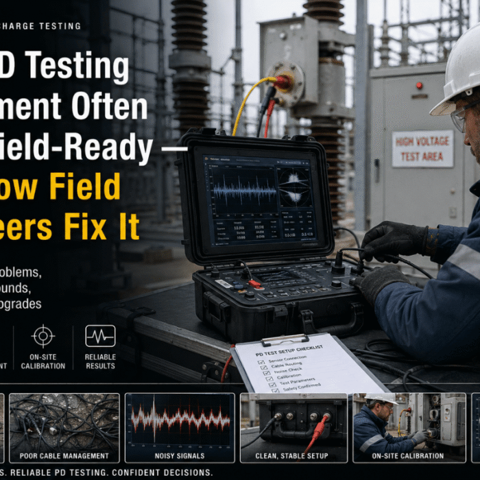 Why PD Testing Equipment Often Isn't Field-Ready — And How Field Engineers Fix It