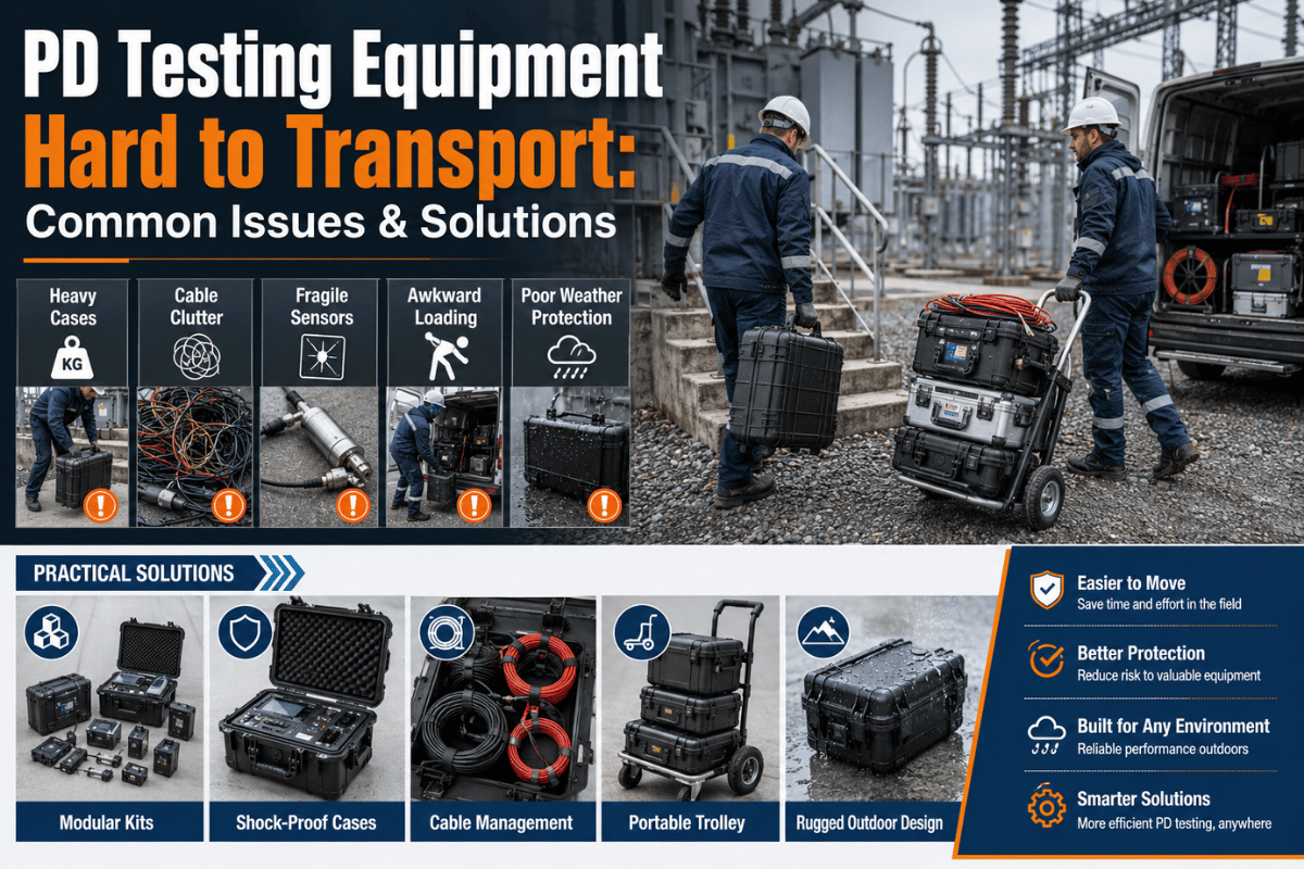 PD Testing Equipment Hard to Transport: Common Issues & Solutions