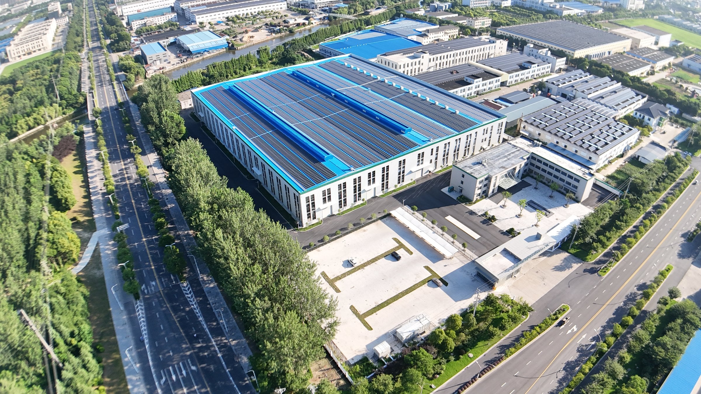 DEMIKS factory aerial view