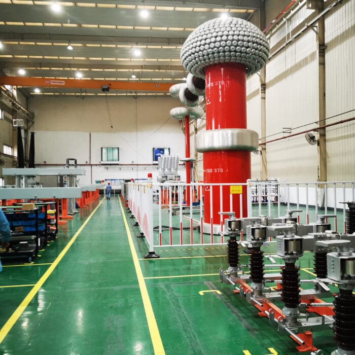 Large capacity high voltage power frequency withstand voltage test device