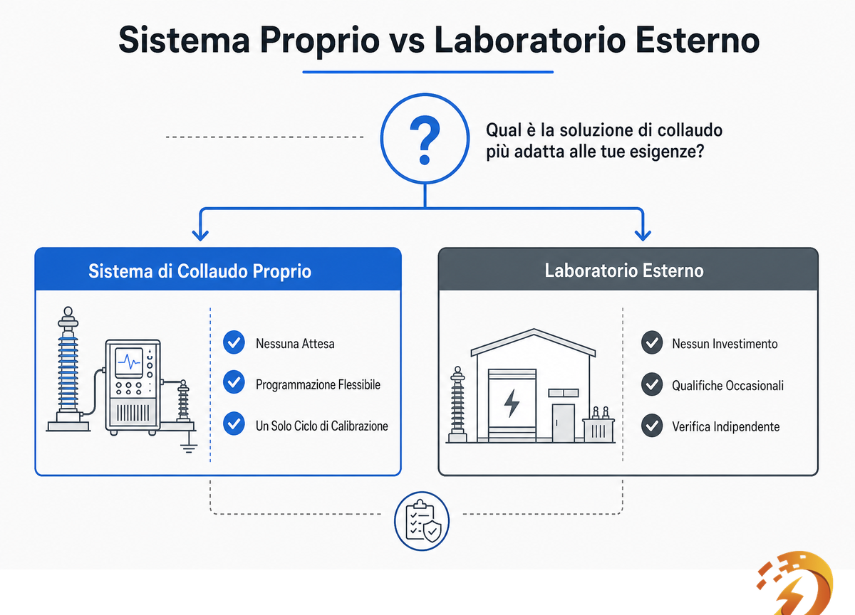 Quando serve un sistema di collaudo proprio vs un laboratorio esterno — DEMIKS