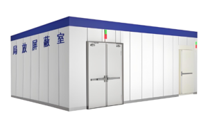 Partial discharge shielding room module