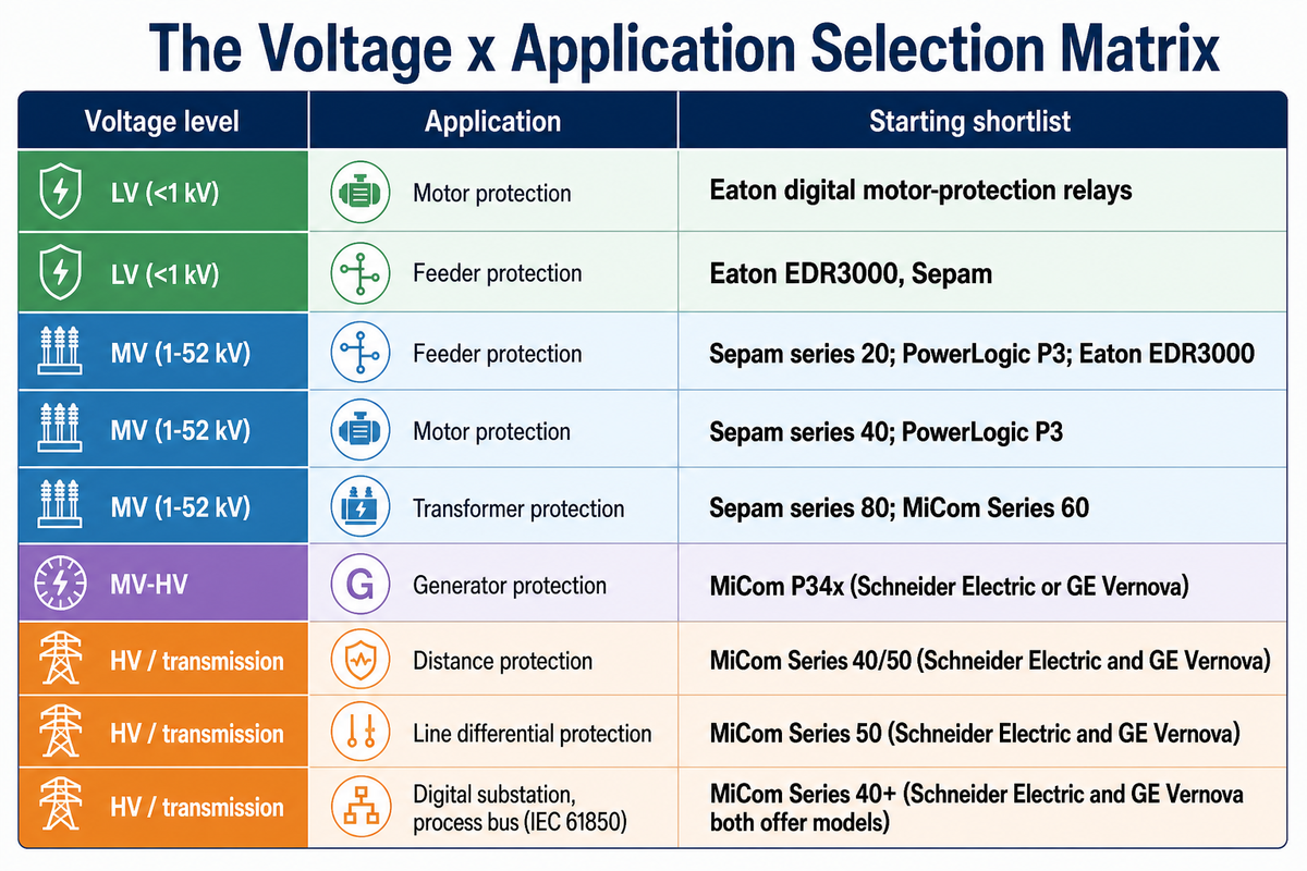 Which Should You Choose? A Selection Matrix by Voltage Level and Application — DEMIKS