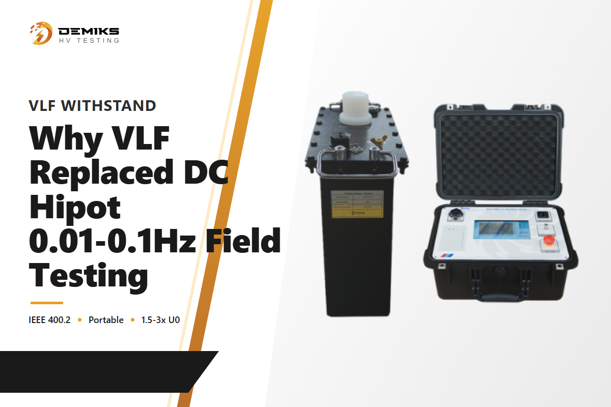VLF Withstand Testing: Why It Replaced DC Hipot for MV/HV Field Testing — DEMIKS