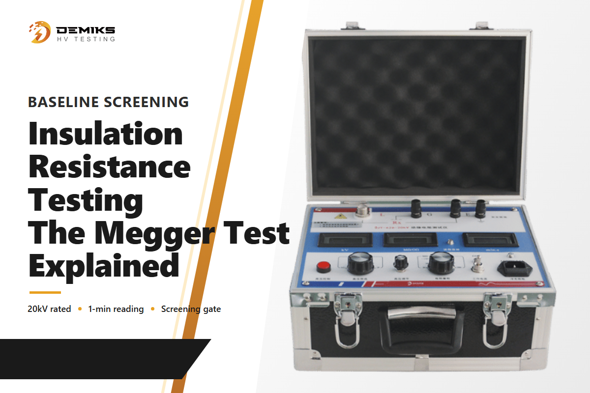 Insulation Resistance (Megger) Testing, the Baseline Screening Step — DEMIKS