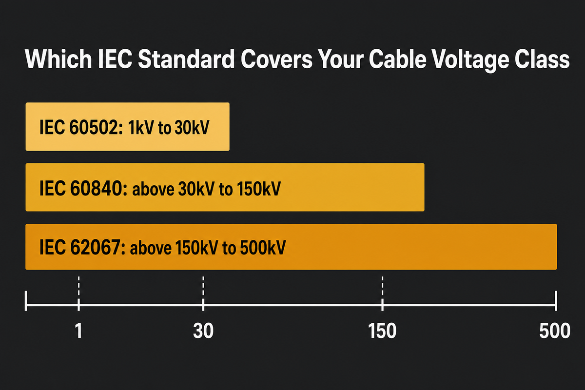 Which Standard Governs Your Test: IEC 60840 / 62067 / 60502 vs ANSI/NETA MTS — DEMIKS