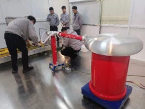 Partial dicharge test system