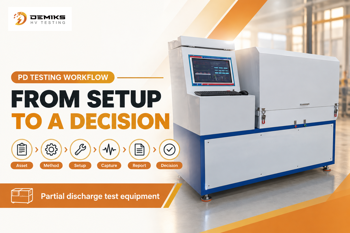 PD Testing System With Simple Workflow: 8 Essential Steps